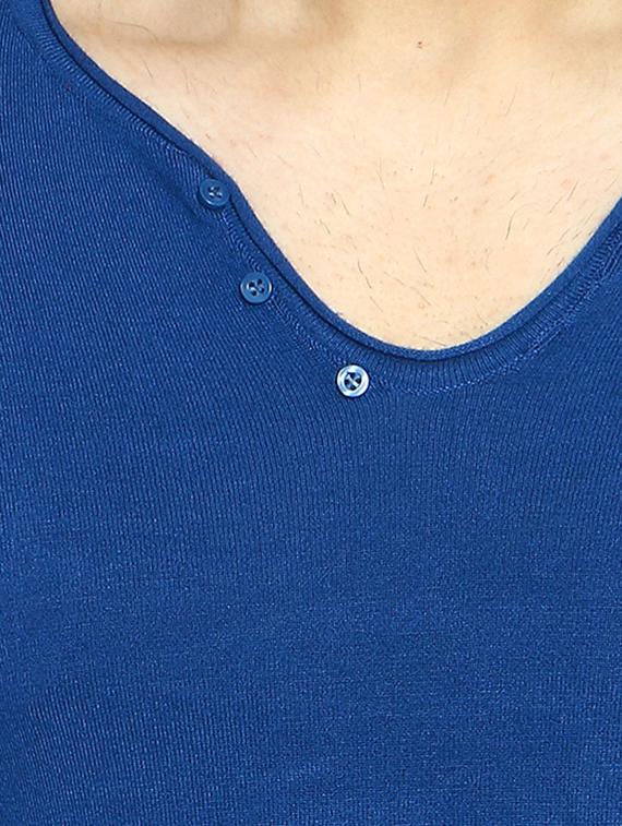blue cotton t-shirt - 14467911 - Zoom Image - 4