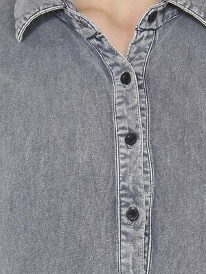 Grey shirt dress - 14468069 - Standard Image - 4