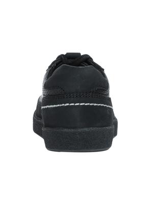 black leather lace up sneakers - 14469549 - Standard Image - 4