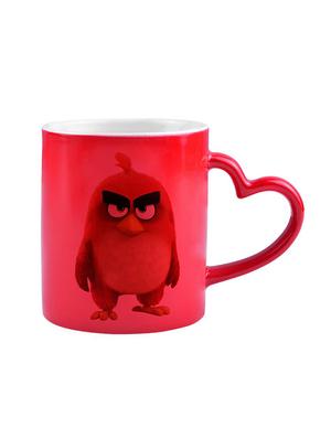 RED ANGRY BIRD CHARACTER Printed Color Changing Magic Mug - 14473001 - Standard Image - 4