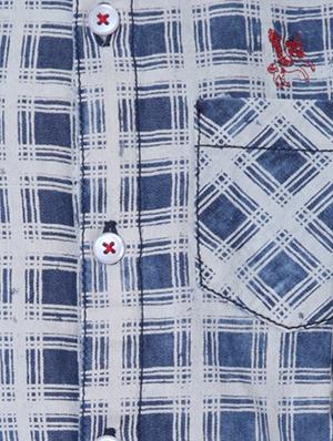 pocket patched grid pattern shirt - 14474091 - Standard Image - 4