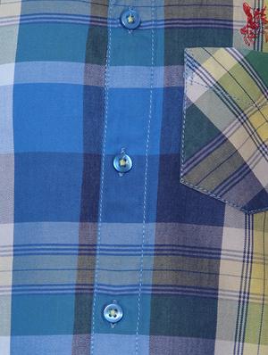 blue cotton shirt - 14474189 - Standard Image - 4