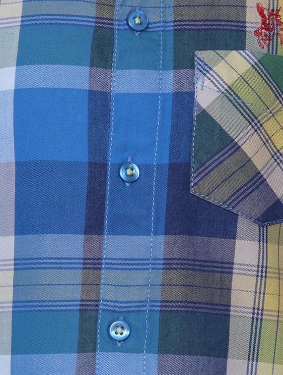 blue cotton shirt - 14474189 - Zoom Image - 4