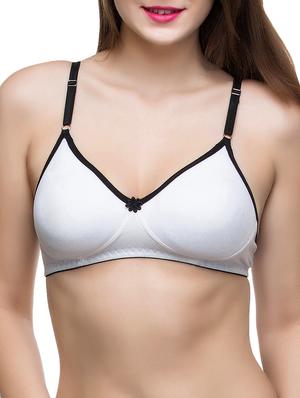 set of 3 multi colored cotton bra - 14474882 - Standard Image - 4
