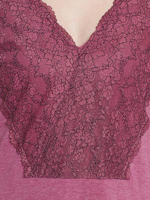 pink cotton gown - 14475009 - Standard Image - 4