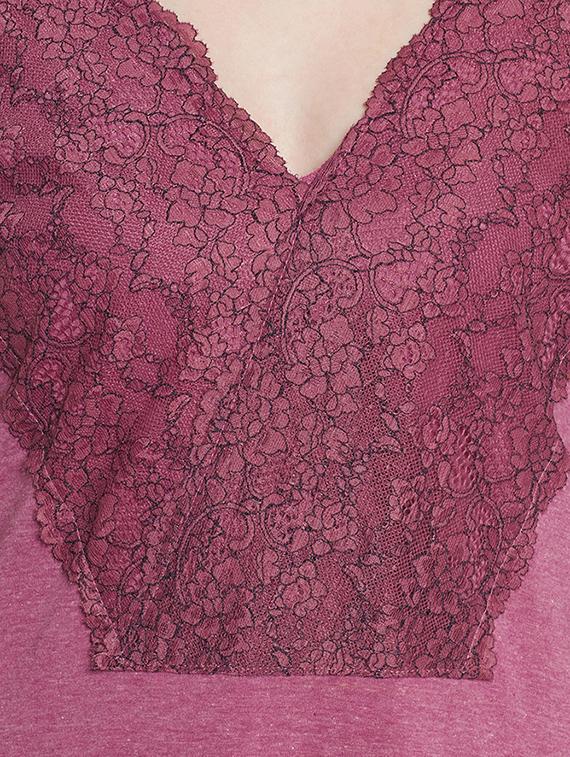 pink cotton gown - 14475009 - Zoom Image - 4