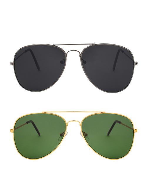 abner combo of two aviator sunglasses - 14476256 - Standard Image - 1