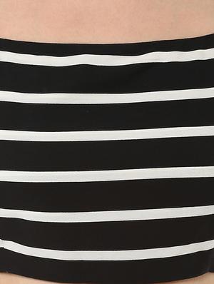 cami neck striped crop top - 14476519 - Standard Image - 4