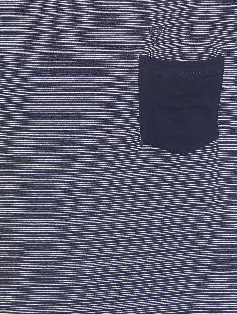 navy blue cotton raglan tshirt - 14477667 - Zoom Image - 4
