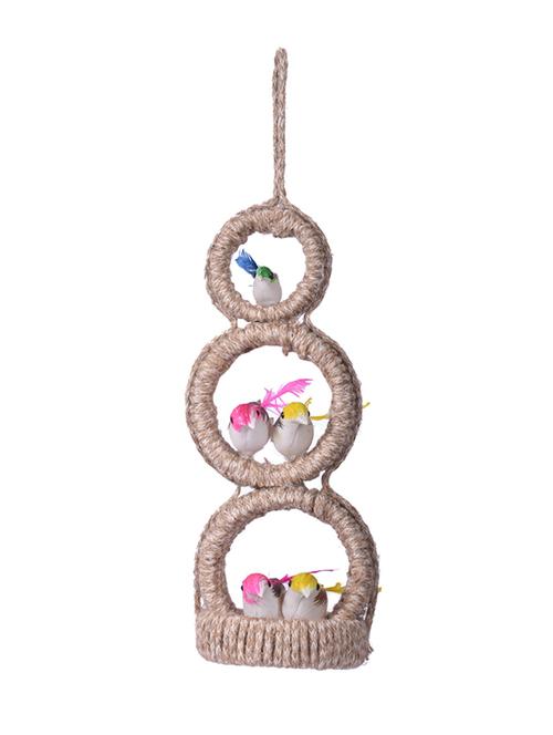 Carnival Jute Birds Wall Hanging - 14478304 - Standard Image - 1