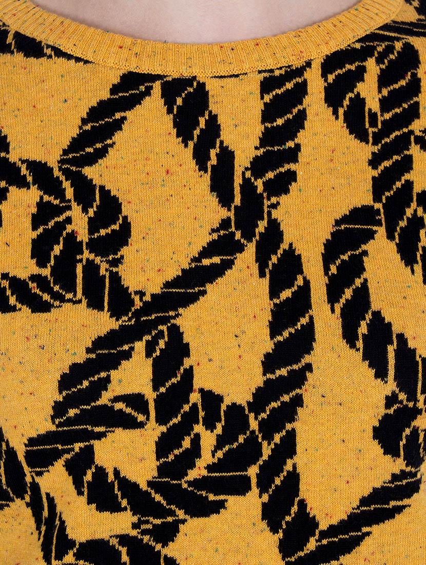 Yellow printed pullover - 14478705 - Zoom Image - 4
