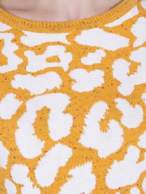 Yellow printed pullover - 14478712 - Standard Image - 4