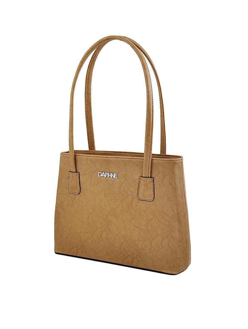 brown leatherette regular handbag - 14479898 - Zoom Image - 4
