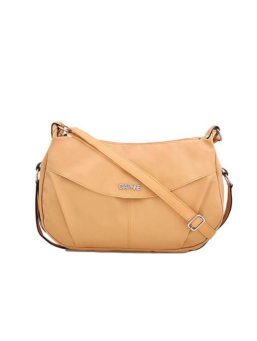 beige leatherette regular sling bag - 14479907 - Standard Image - 1
