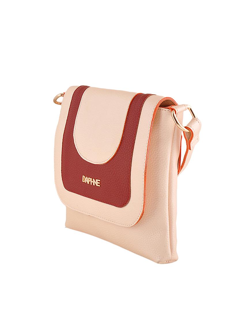 pink leatherette regular sling bag - 14479976 - Zoom Image - 4