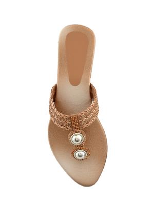 brown toe separator sandal - 14482703 - Standard Image - 4