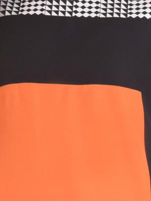 orange rayon asymmetric kurta - 14483759 - Standard Image - 4