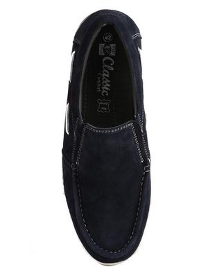 blue suede casual slipon - 14483895 - Standard Image - 4
