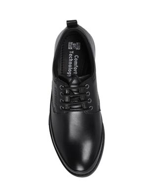 black leather lace up shoes - 14483904 - Standard Image - 4