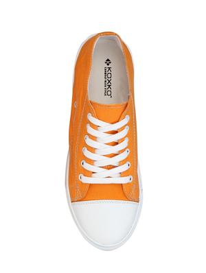 orange Canvas lace up sneaker - 14487592 - Standard Image - 4