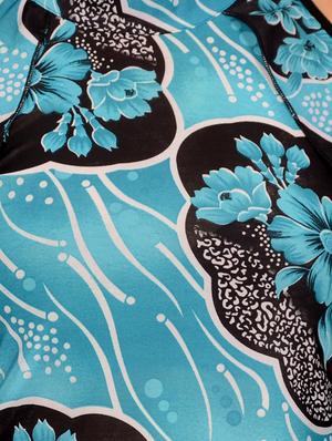 blue printed sheath dress - 14492307 - Standard Image - 4