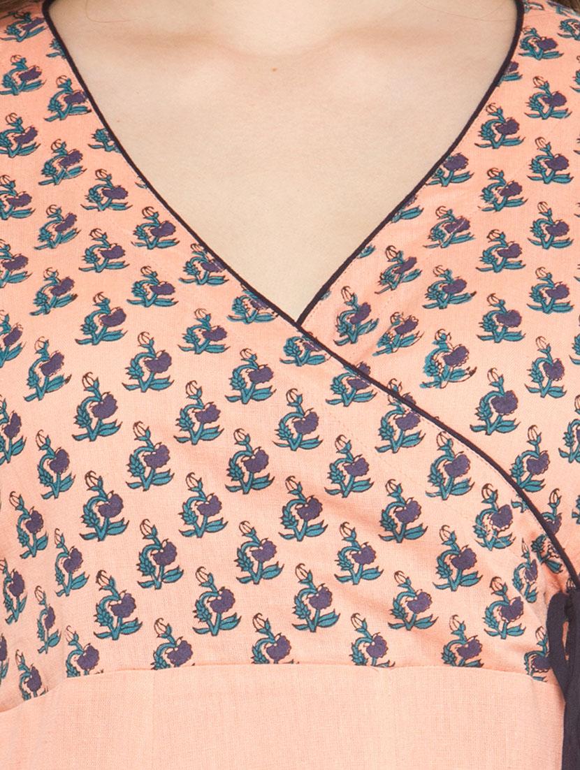 angrakha printed kurta - 14495452 - Zoom Image - 4