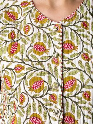 pink lemon multi colored cotton quilted jacket - 14497017 - Standard Image - 4
