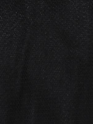black polyester frock - 14498057 - Standard Image - 4
