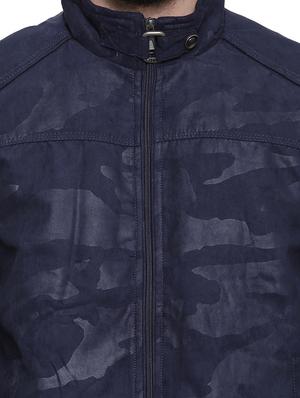 blue leather bomber jacket - 14498213 - Standard Image - 4