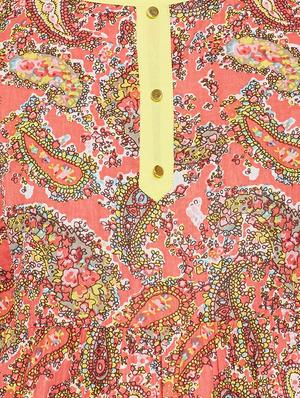 multi cotton flared kurta - 14499394 - Standard Image - 4