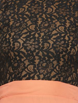 Solid orange gown - 14501209 - Standard Image - 4