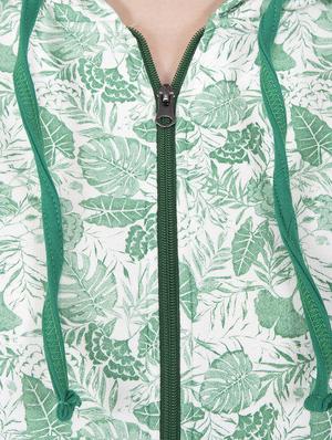 Green hooded sweatshirt - 14501271 - Standard Image - 4