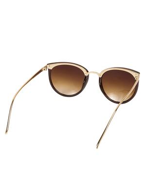 Arzonai Moore Brown MA-061-S2 Women's Cat-eye Sunglasses - 14503875 - Standard Image - 4