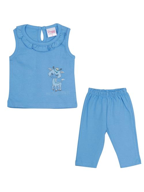 blue cotton twin set - 14504302 - Standard Image - 1