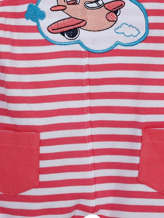 red cotton dungaree - 14504353 - Zoom Image - 4