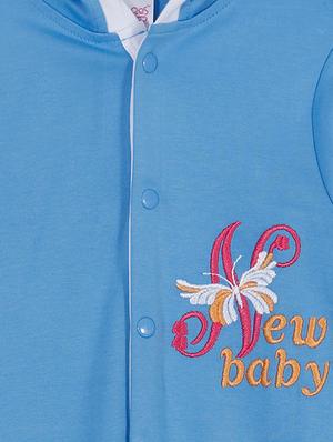blue cotton jumpsuit - 14504365 - Standard Image - 4