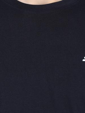 navy blue cotton t-shirt - 14504549 - Standard Image - 4