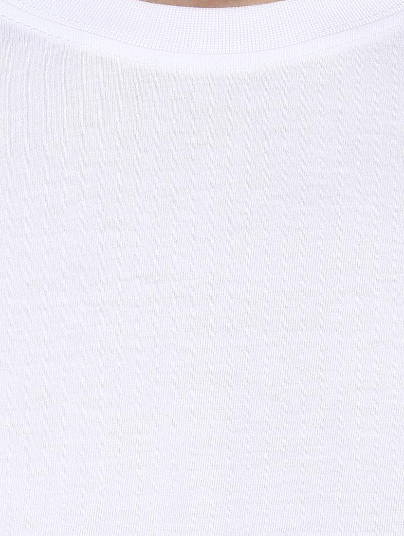 white cotton t-shirt - 14504552 - Zoom Image - 4