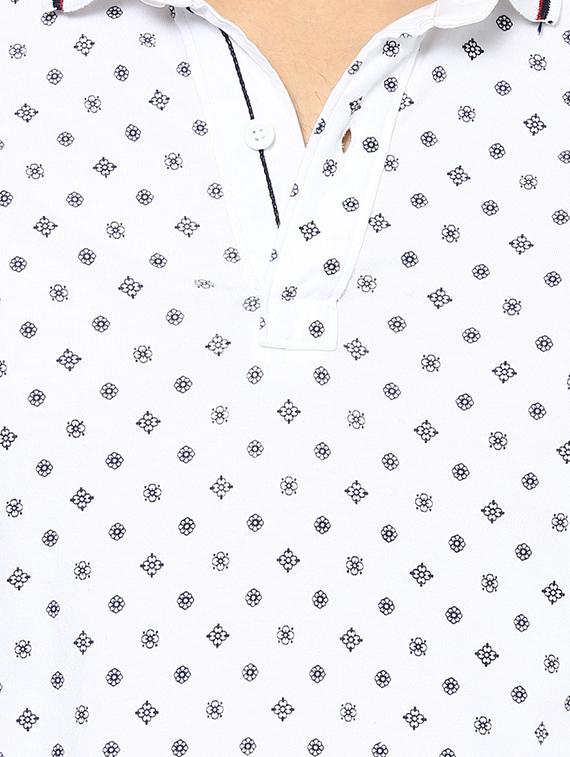 white cotton t-shirt - 14504935 - Zoom Image - 4