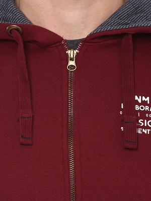 red cotton sweatshirt - 14504993 - Standard Image - 4