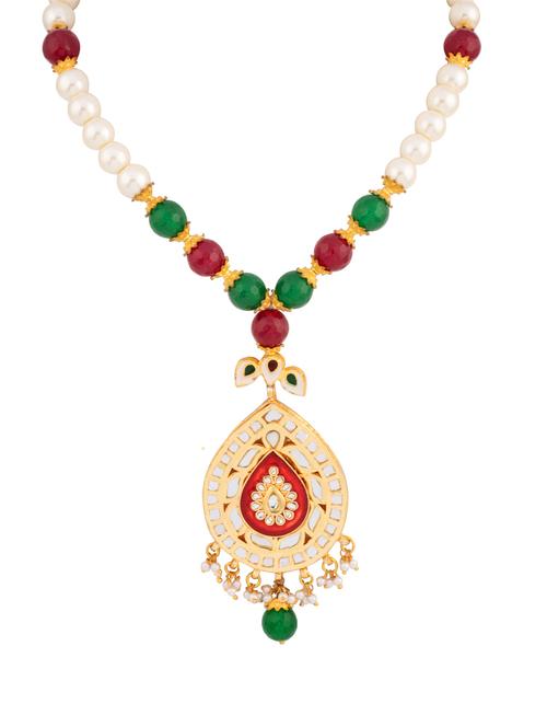 multi colored zinc necklace - 14510896 - Standard Image - 1