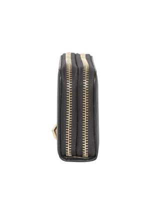 black leatherette regular clutch - 14511213 - Standard Image - 4