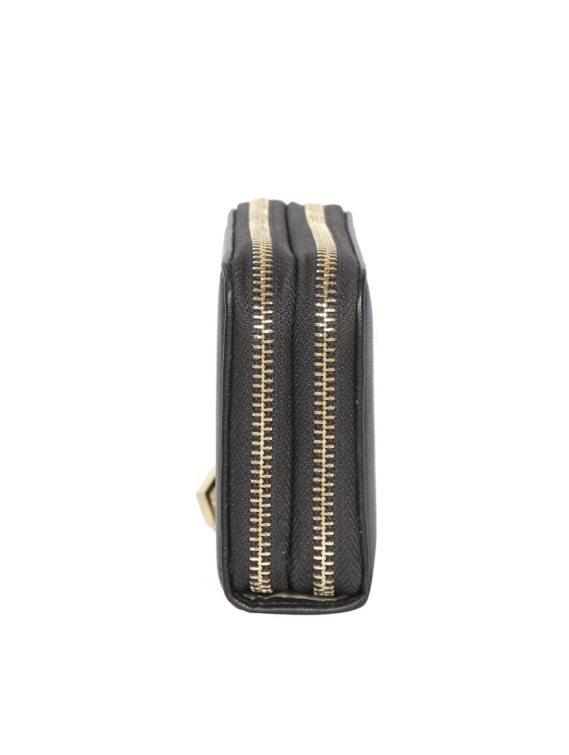 black leatherette regular clutch - 14511213 - Zoom Image - 4