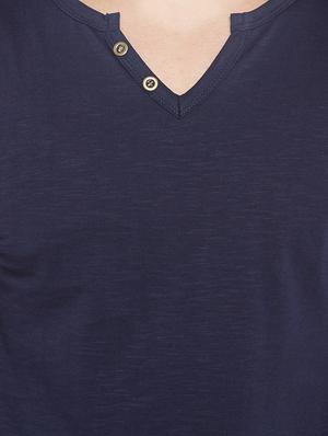 navy blue cotton t-shirt - 14511393 - Standard Image - 4