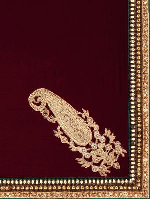 beige half and half saree with blouse - 14512244 - Standard Image - 4