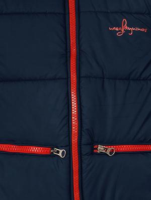 blue polyester quilted jacket - 14512660 - Standard Image - 4
