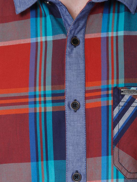 multi cotton casual shirt - 14514099 - Zoom Image - 4