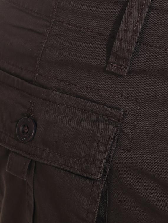 brown cotton cargos - 14514141 - Zoom Image - 4