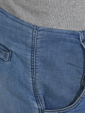 light blue cotton joggers - 14514177 - Standard Image - 4