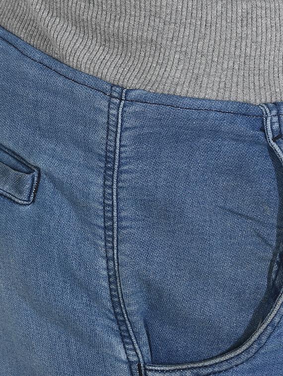 light blue cotton joggers - 14514177 - Zoom Image - 4